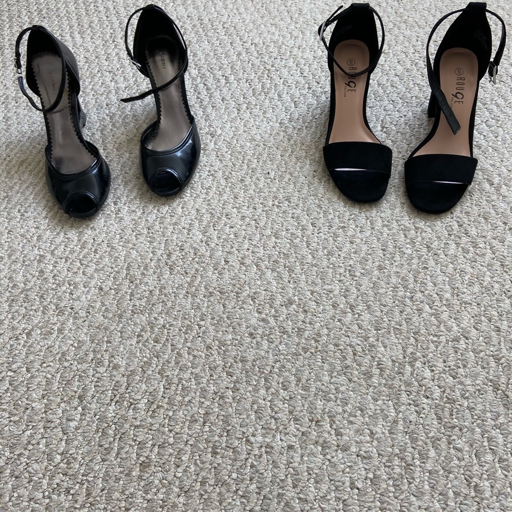 Shoes black $15 per pair